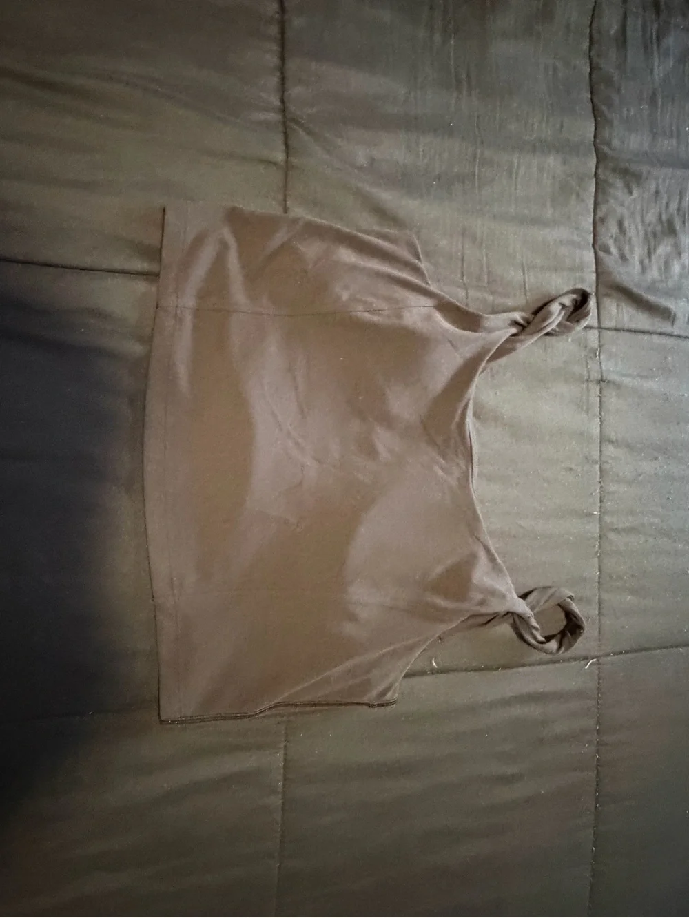 Women’s Lululemon Black Knot-Strap Crop Top